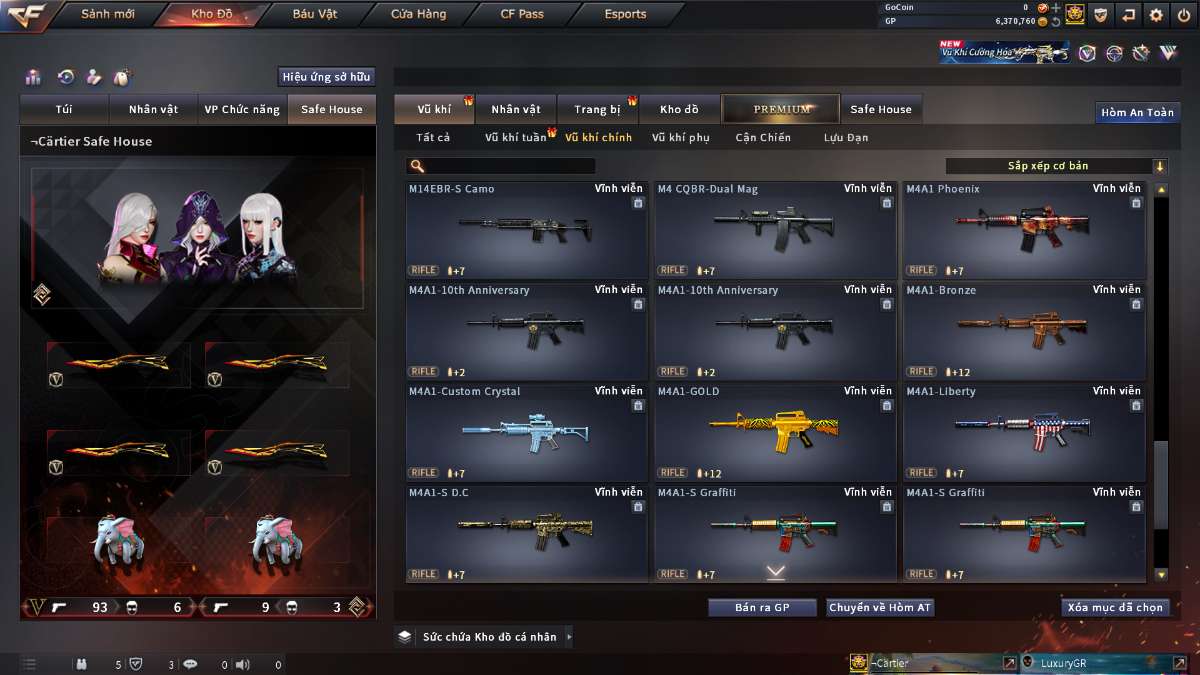 shop acc cf uy tin gia re